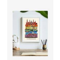 MARTIN SCHWARTZ Copenhagen 2021 Small Poster |Multi/patterned |A3
