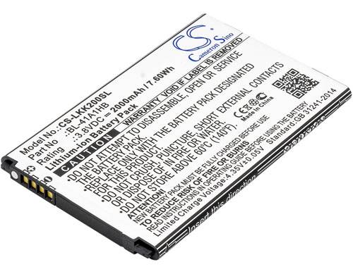 Batteri till LG K200 mfl - 1.700 mAh