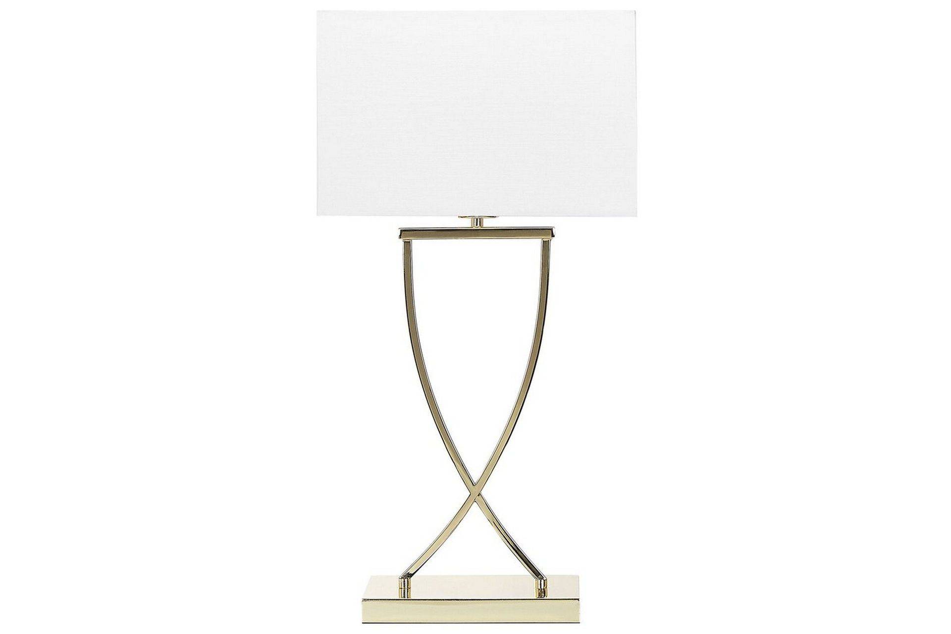 Sirene Bordlampe 62 cm E27Messing/Hvid