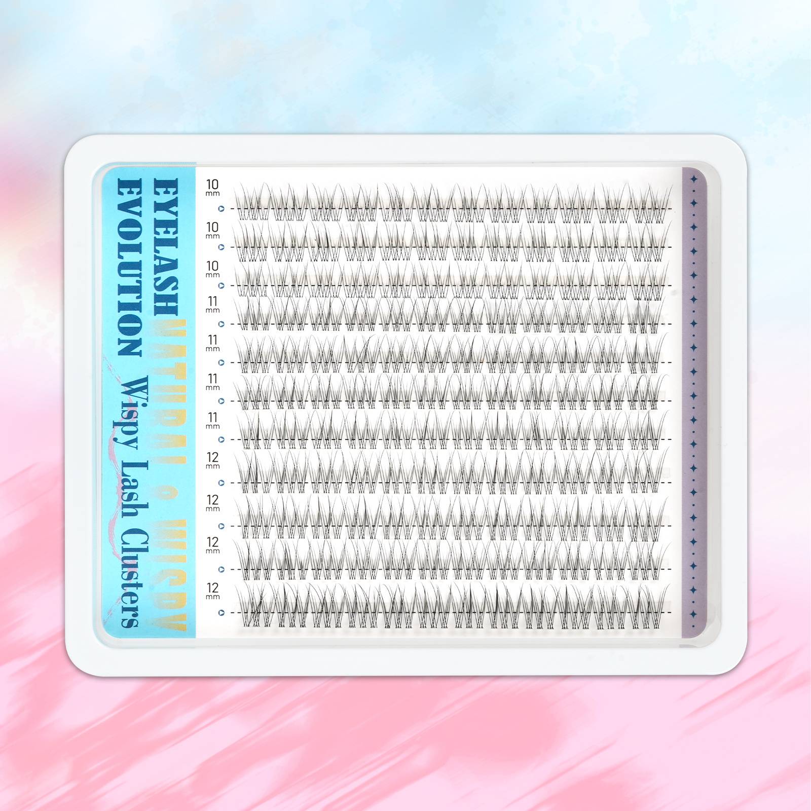 132pcs Fluffy Natural Lash Clusters | Soft Thin Band Individual Lashes, Lightweight For Glam & Cat-, Mixed Lengths, Reusable & Beginner-friendly, Perfect For Daily Use | Eyelash Evolution