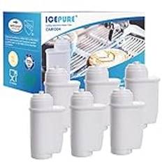 ICEPURE Vattenfilter för Kaffemaskin, Kompatibelt med EQ Series Vattenfilter, EQ3/EQ6/EQ9, EQ500, S700, Brita® Intenza 575491, Bosch® TCZ7003, TCZ7033, 6 stycken