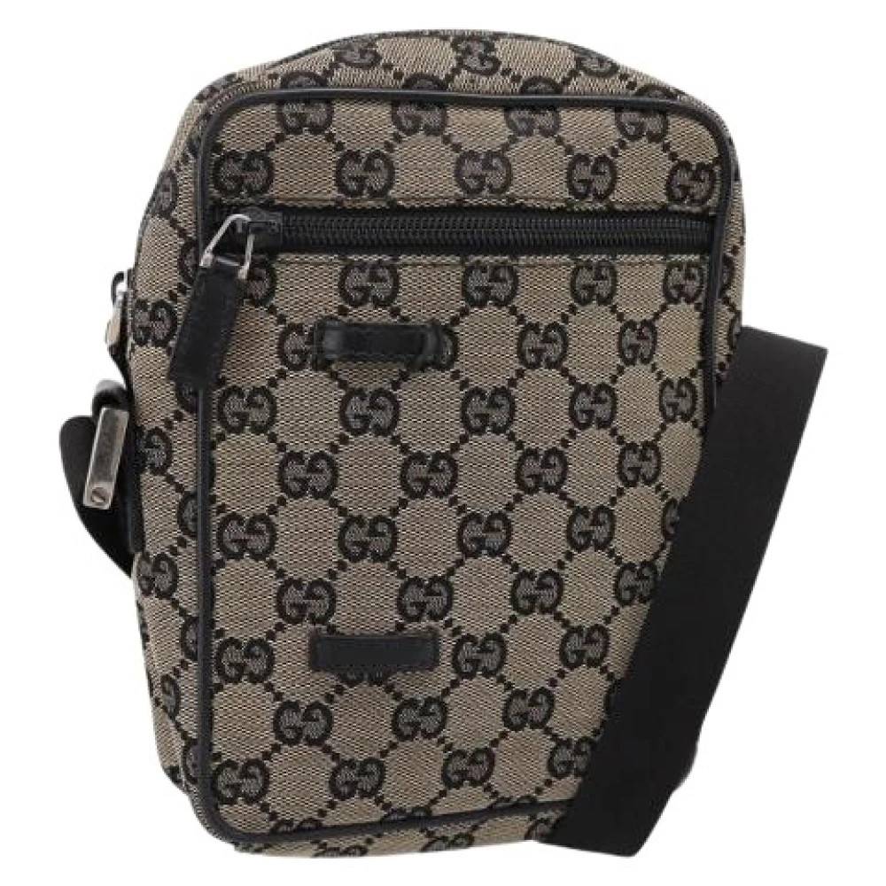Gucci Vintage Pre-owned Canvas gucci-tasker - Vintage - Dame - Beige - ONE SIZE -