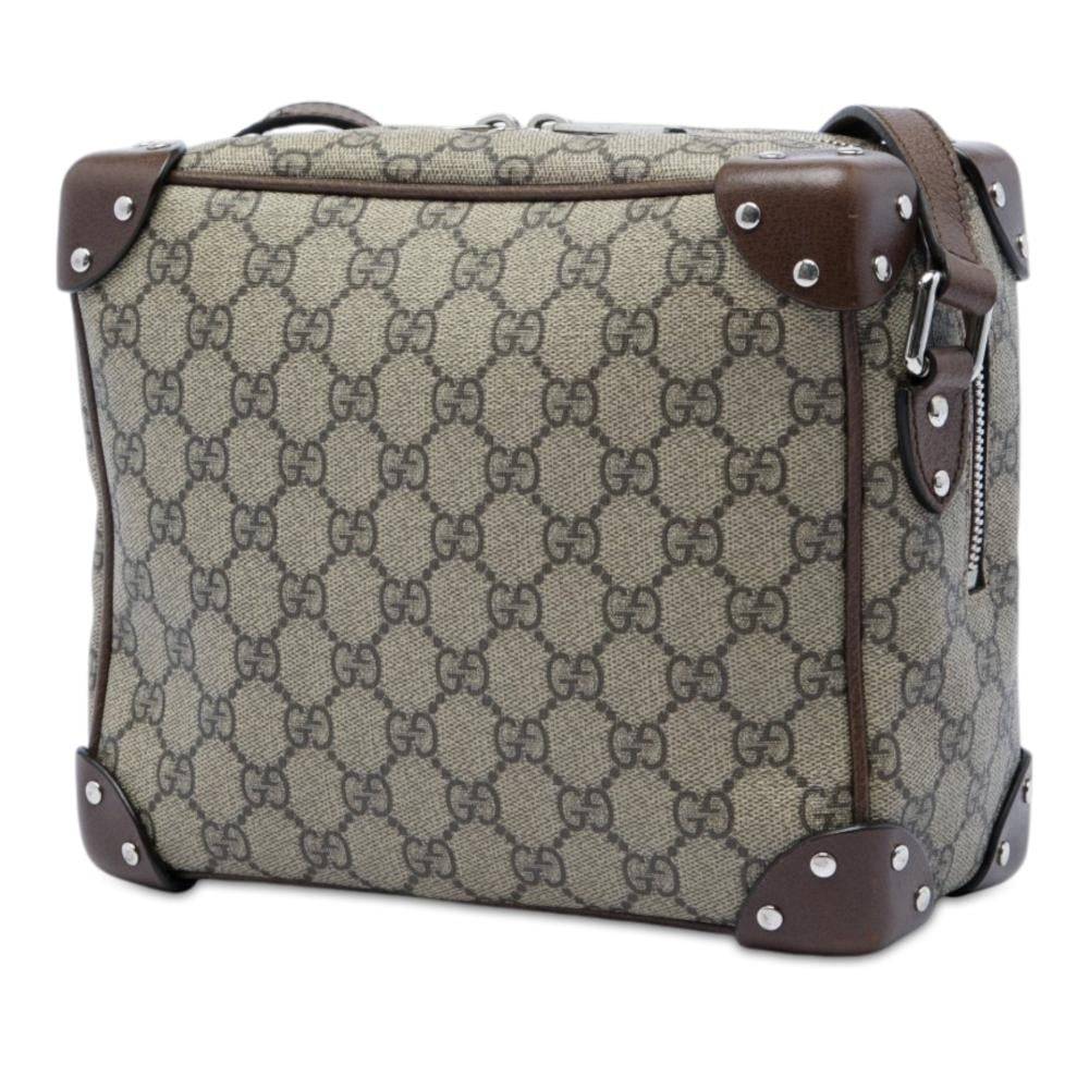 Gucci Vintage Crossbody Bag Stl.  - Beige (L 18.50cm x W 22cm x D 10cm)