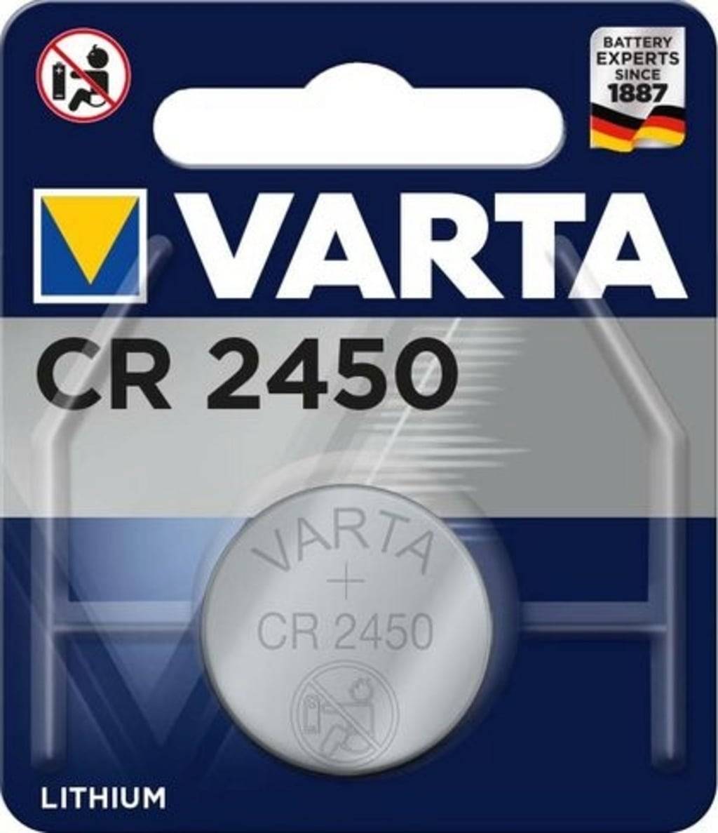 VARTA CR2450 LITHIUM-​knappbatteri -​ 1 st
