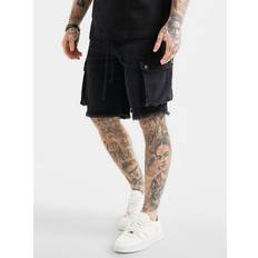 Messi x Cargo Denim Shorts Black
