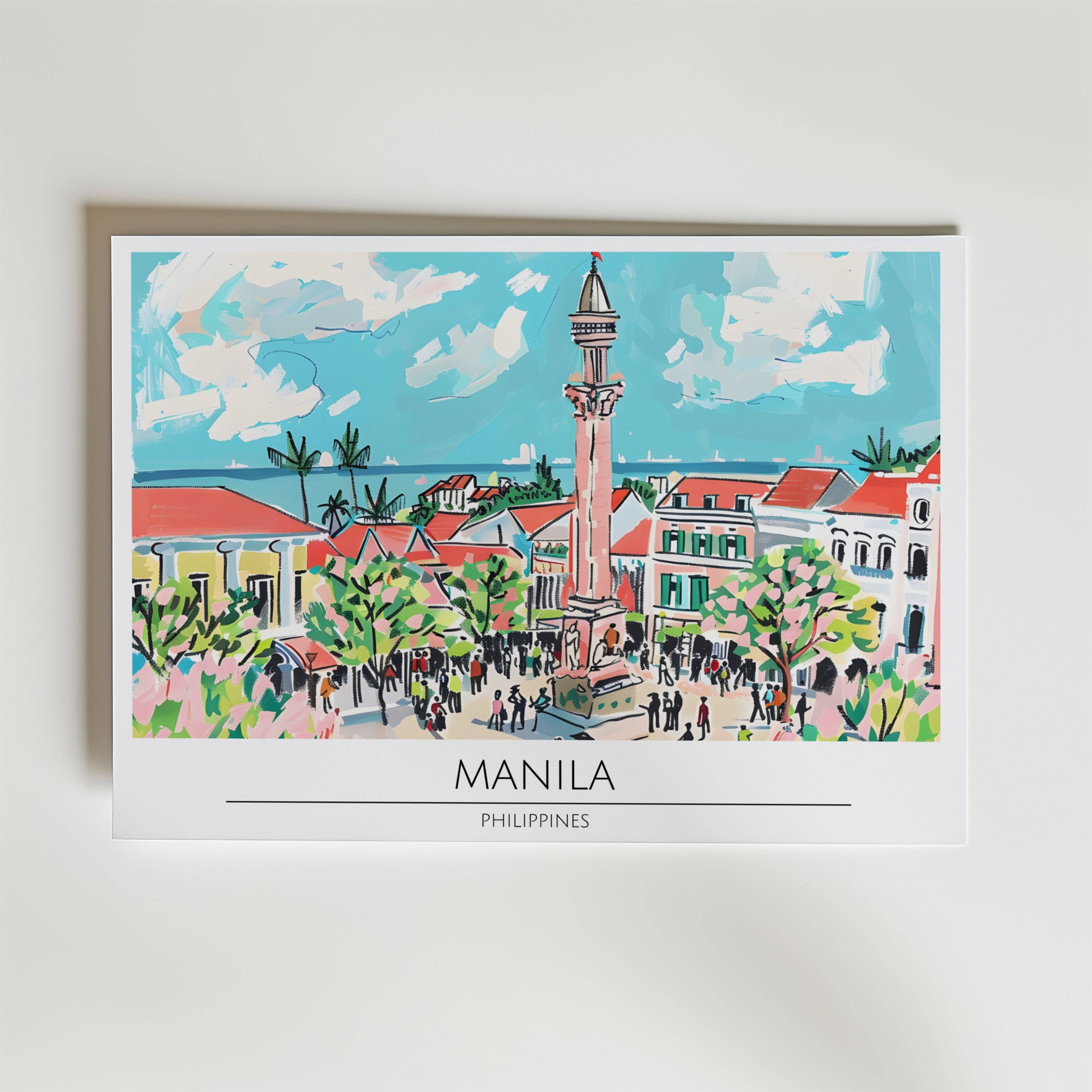 Manila Poster - Fine Art Poster 40x50 cm
