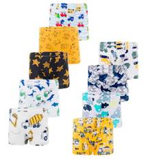 JackLoveBriefs Boxershorts i bomull för barn, 2–10 år, 9-pack, 2-3 år