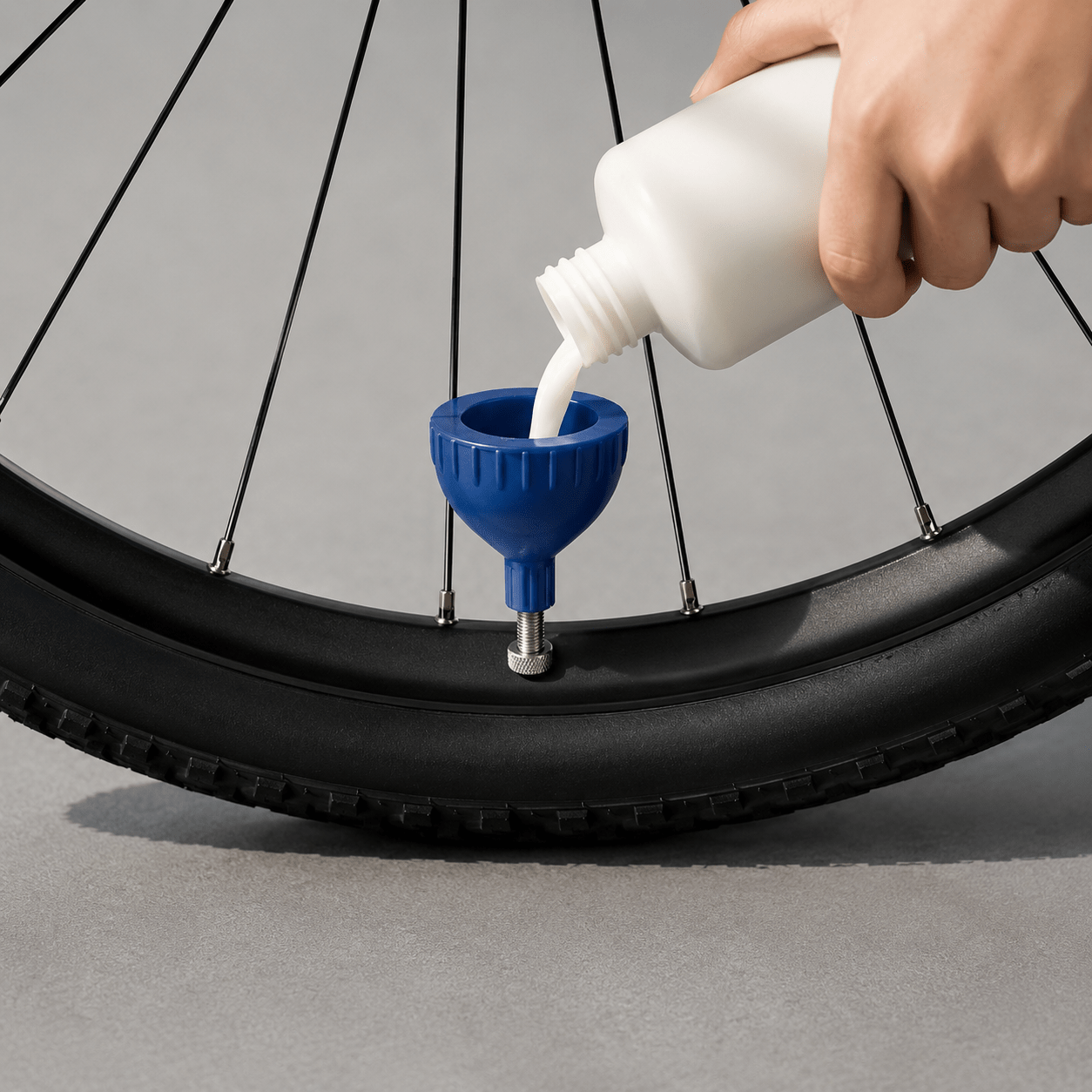 Tire Valve Funnel Refill Funnel for Bike Tyre Air Nozzle Filling Tool Bicycle Inflation Auxiliary Accessory