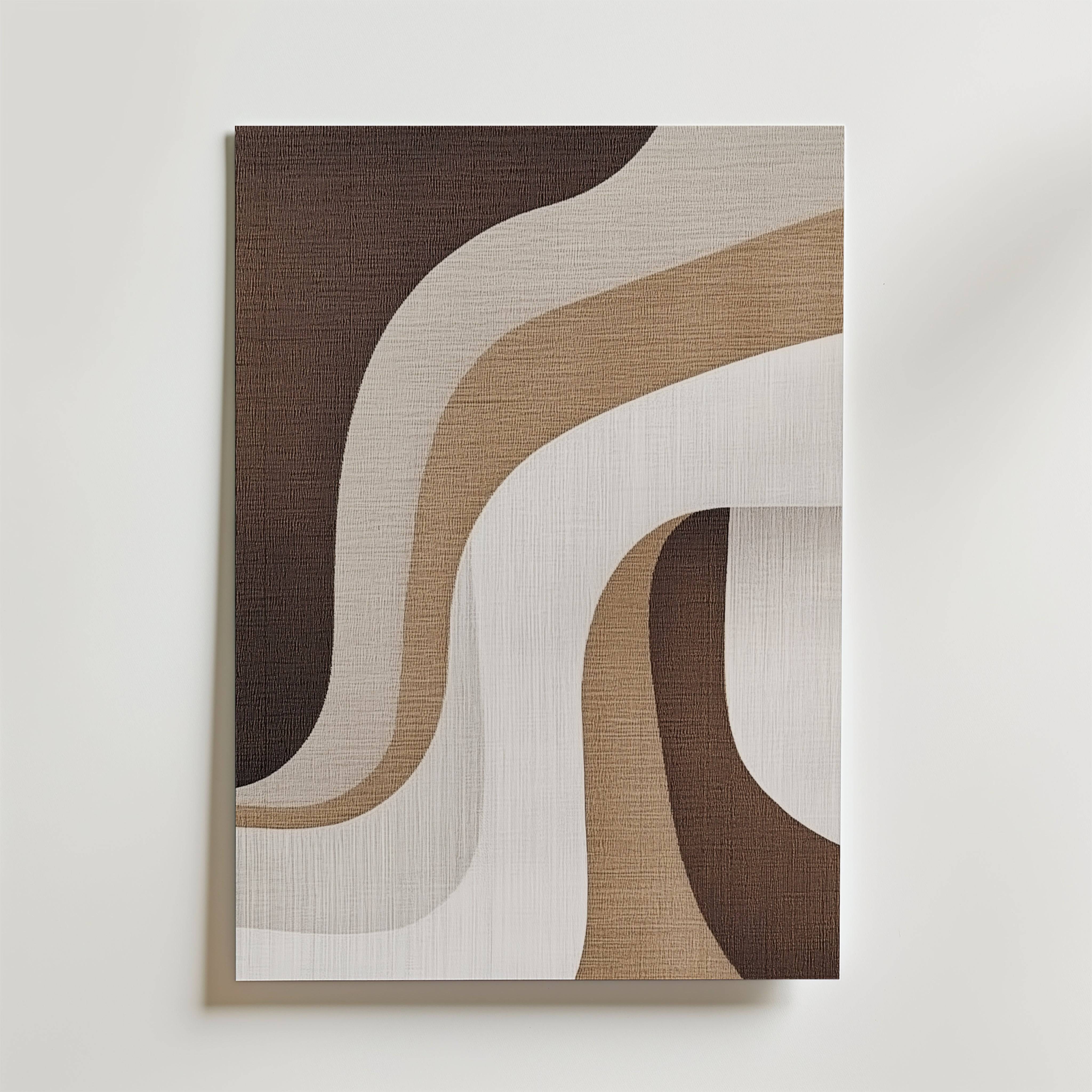 Abstract Flow No.3 Poster - Premium Canvas 40x50 cm