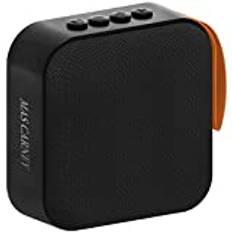 MAS CARNEY F3 Bärbar Bluetooth-högtalare med mikrofon, liten musikbox, trådlös högtalare med 52 mm tjock högtalare, 8 timmars speltid, för resor, utomhus, hemma