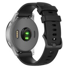 Urrem til Garmin Vivoactive 3 - Silikone - 20 mm - Sort