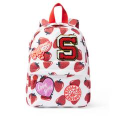 Stella McCartney Kids Printed canvas backpack - white - One Size