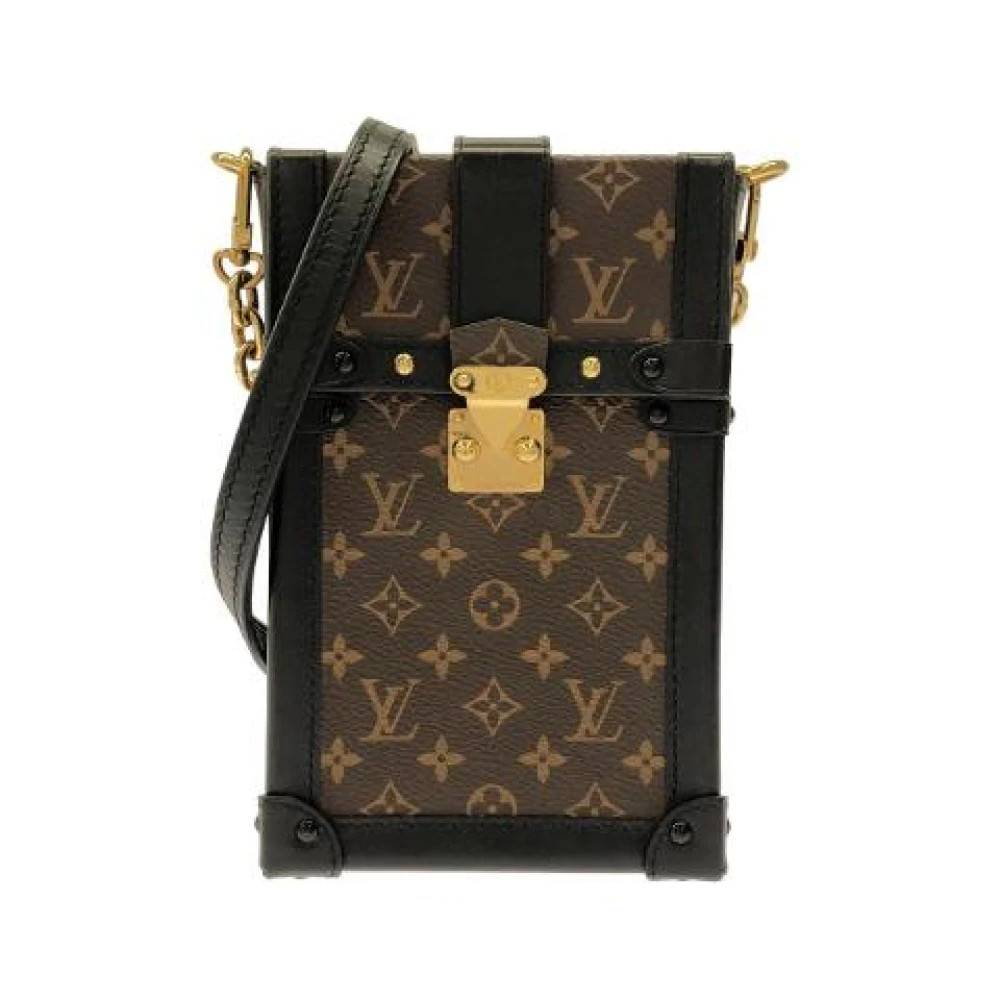 Louis Vuitton Vintage Pre-owned Monogram Pochette Trunk Vertical Shoulder Bag - Vintage - Dame - Brun - ONE SIZE - Uld