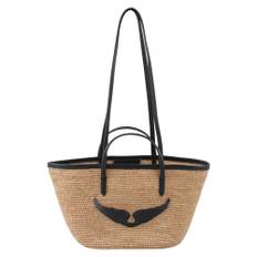 Zadig & Voltaire, Taske, Dame, Beige, ONE SIZE, Mini Wings Kurv Taske