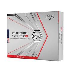 Callaway Chrome Soft X Low Spin Golf Ball 2021 White