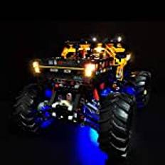 Seciie Belysningsset för Lego Technic 42099 – LED-ljussats kompatibel med Lego 42099 4x4 X-Treme Off-Roader