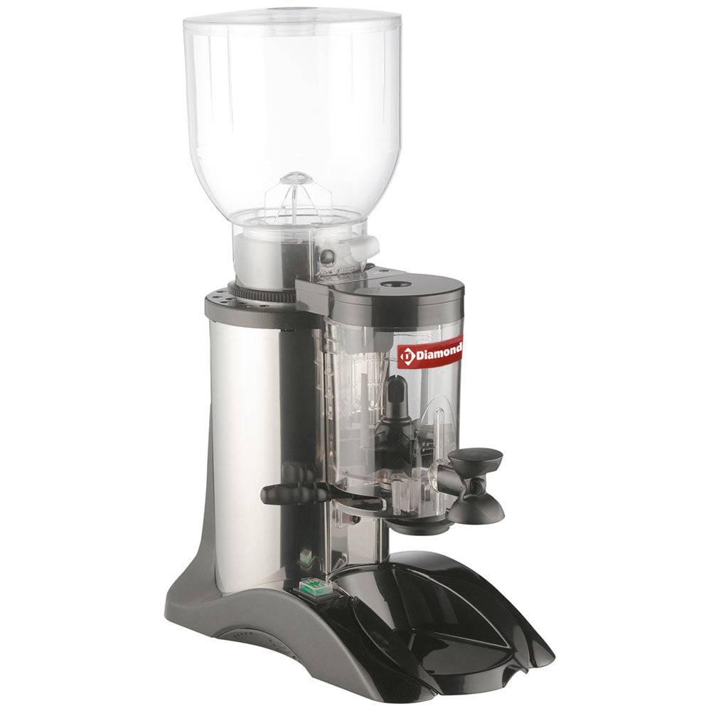 Automatisk kaffekvarn med portionsenhet + automatiskt stopp