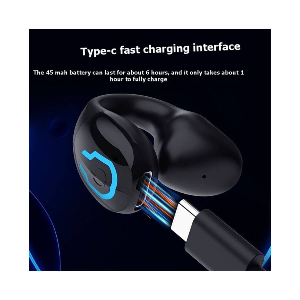 Wireless Headphones Versatile Wireless Earbuds Compatible 5.4 Waterproof Single Sports Headset B