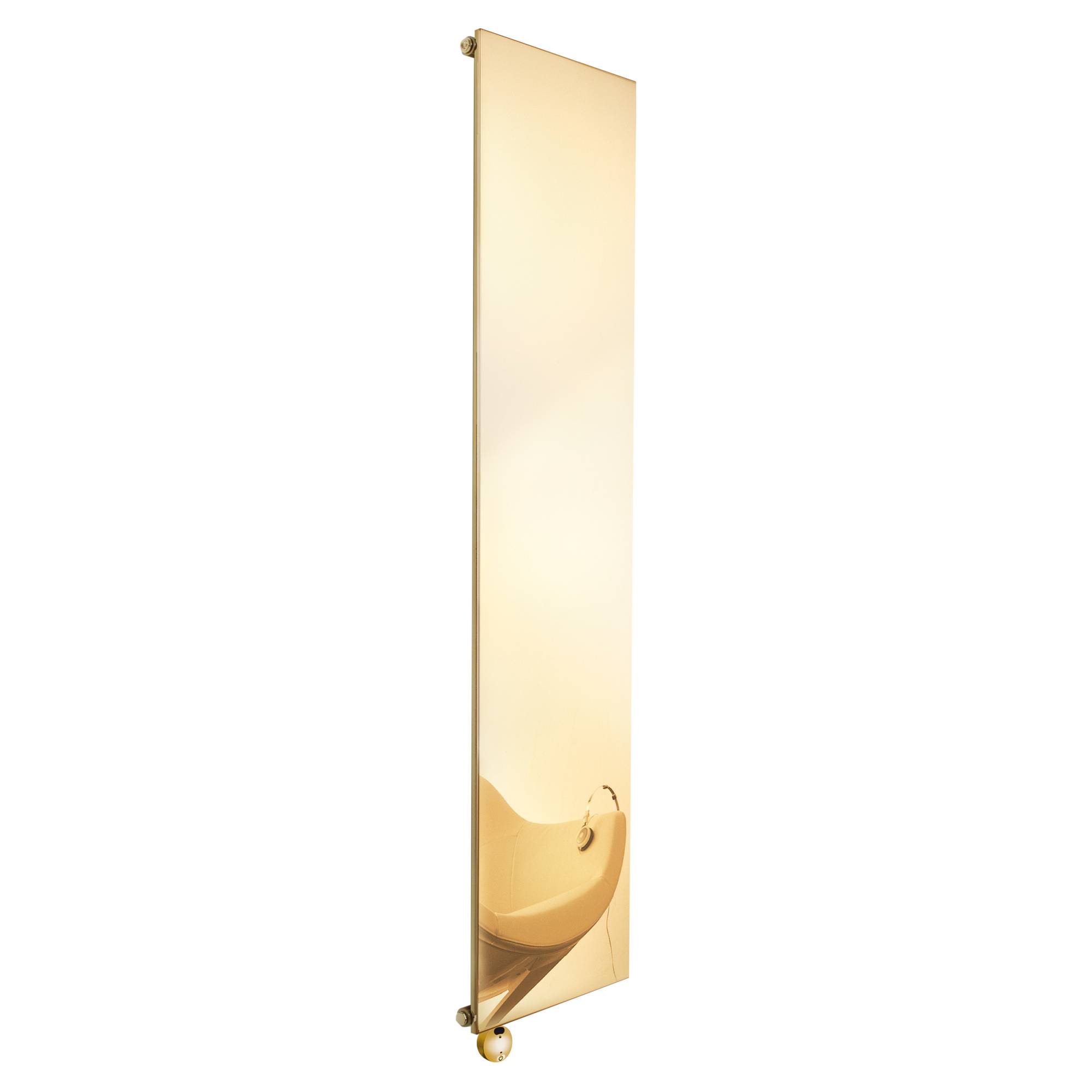 El Radiator 595 W Ice Inox Reflex Guld