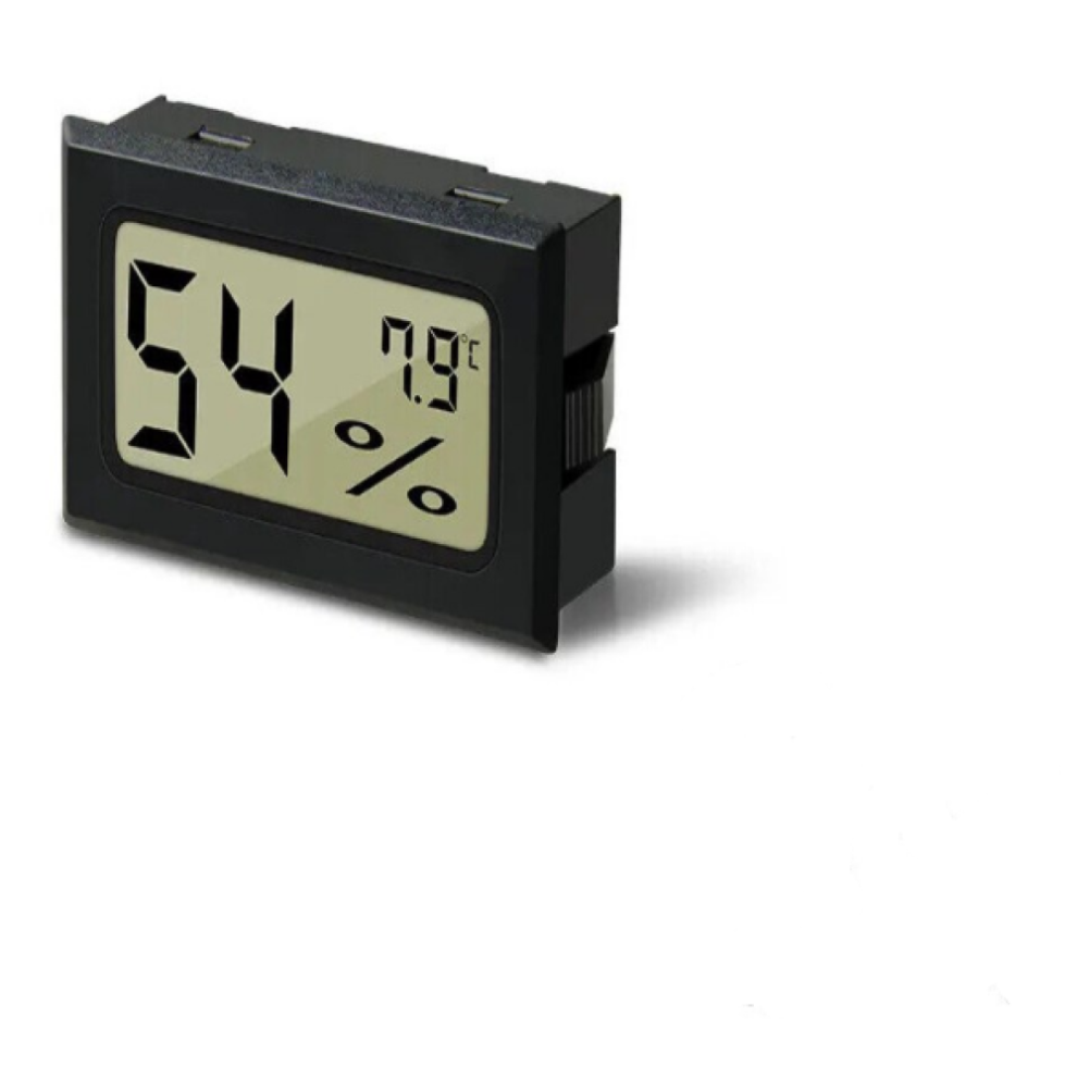 Mini-hygrometer til indendørs brug, digital fugtighedsmåler med høj nøjagtighed, temperatur- og fugtighedsmåler, LCD-display, letlæselig skærm