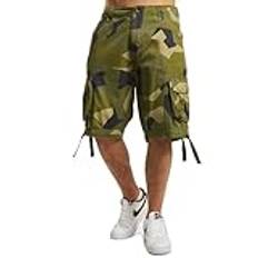 Brandit Herren Urban Legend Shorts Cargos, Swedish Camo M90, 4XL
