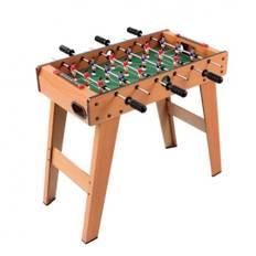 Træ BordFodbold Bord med Ben Træ Fodboldbord Spil 2955