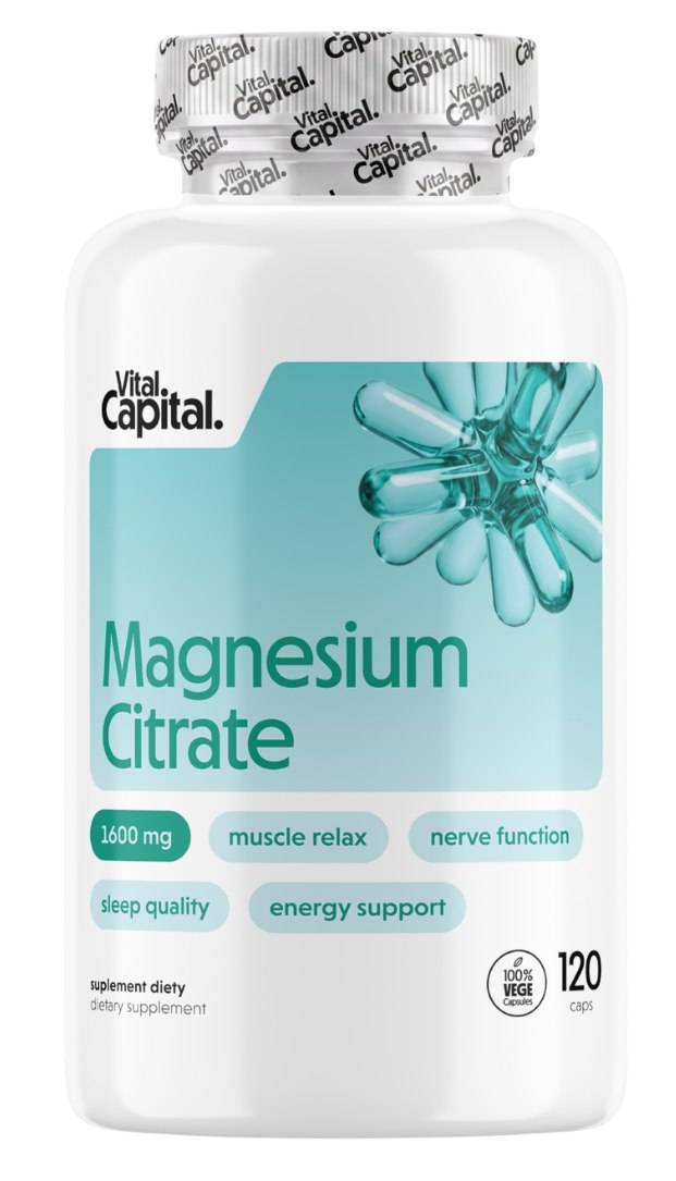 Vital Capital - Magnesium Citrate 250 mg kapslar