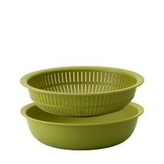 Colander Microwave Can also be used for scrubbing Colander and Made in Heat Resistant Bowl Like-it (like-it) Bowl, Safe, Colander&Bowl, rice, Bowl, grön