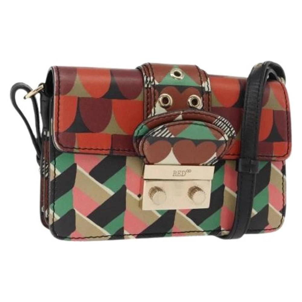 Valentino Vintage Pre-owned Vintage Crossbody Taske - Vintage - Dame - Flerfarvet - ONE SIZE - Uld