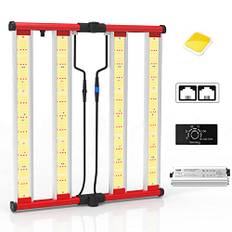 AGLEX 240W LED Grow Lights, Led Pflanzenlampe with UV IR, Led Grow Lampe with LM281B Diodes Daisy Chain Foldable & Dimmable Full Spectrum Commercial Hydroponic Growing Lamp 3x3/4x4 Grow Tent