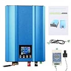 DEWIN Grid Tie Inverter, 1000 W Mppt Grid Tie inverter för Solar-PV-moduler 24 V Justerbar batteriurladdning (AC 220 V utgång)