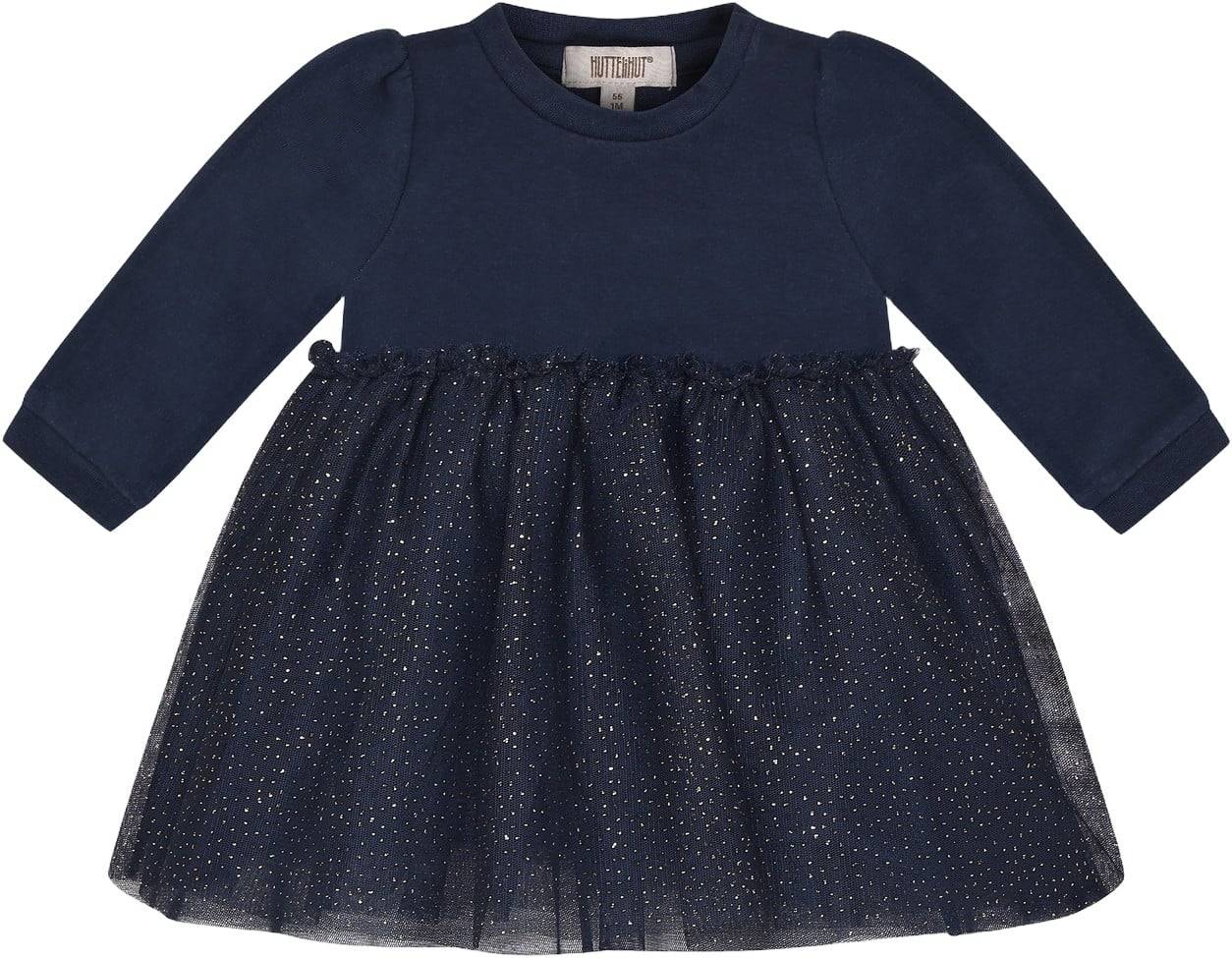 Huttelihut Dress LS Tulle Stl. 92 fepojkar - Klänningar Från Magasin - Black Iris (92)