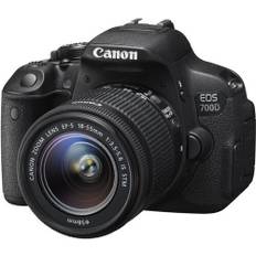 Canon EOS 700D | svart | EF-S 18-55mm 3.5-5.6 IS STM