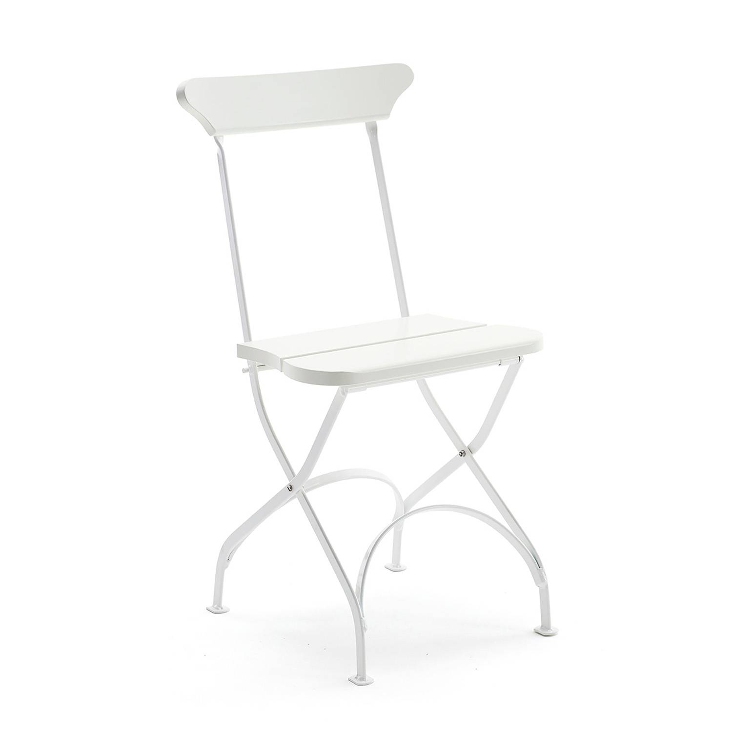 Classic stol no.2 - vitlackat stativ - Vit