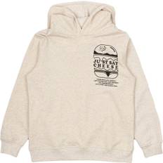 The New Tnnorvalde Hoodie Stl. 110-116 cm/5-6 år pojkar - Sweatshirts Från Magasin - Oatmeal Melange (110-116 cm/5-6 år)