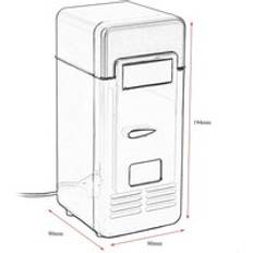 2 färg abs 194*90*90mm energibesparande och miljövänlig 5v 10w usb bil bärbar mini drink svalare bil båt resa kosmetiska kylskåp