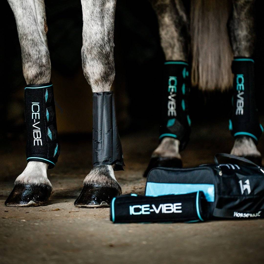 Horseware - Ice-Vibe - Kølegamacher m. vibration - Sort / XL