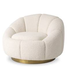 Vridstol Inger, bouclé krämig vit, Eichholtz- 115258