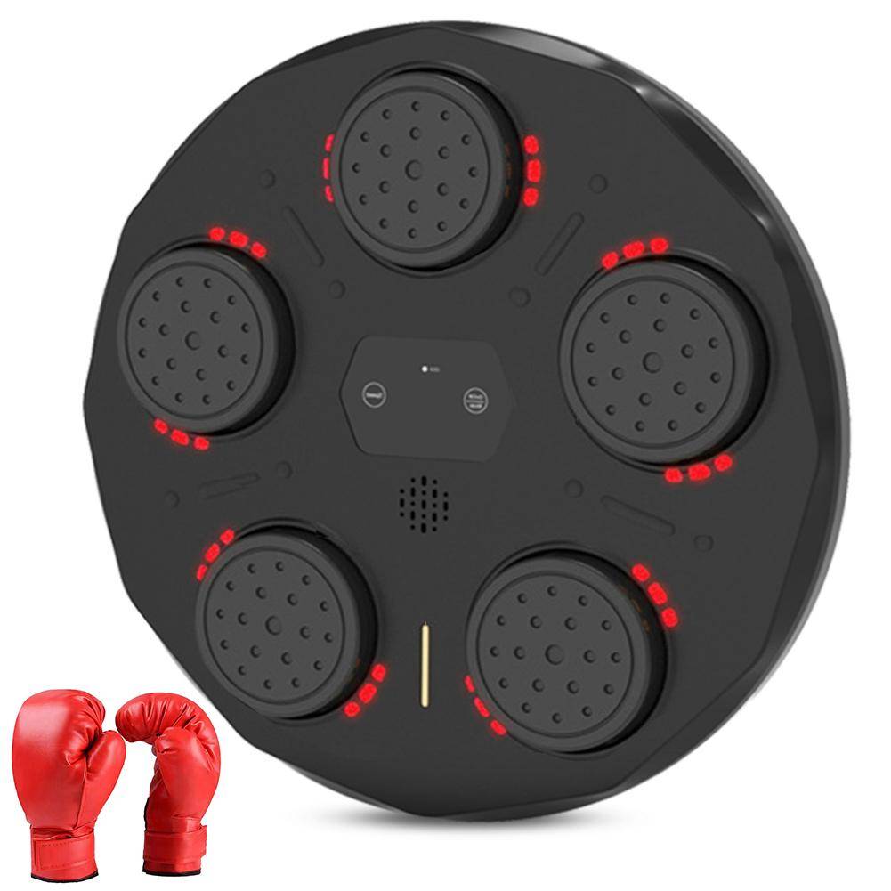 Smart Musik Boxningsmaskin Boxning Barn LED-upplyst Sandsäck Avslappnande Reaktionsträning Mål för Boxningssport Smidighet Reaktion Style B