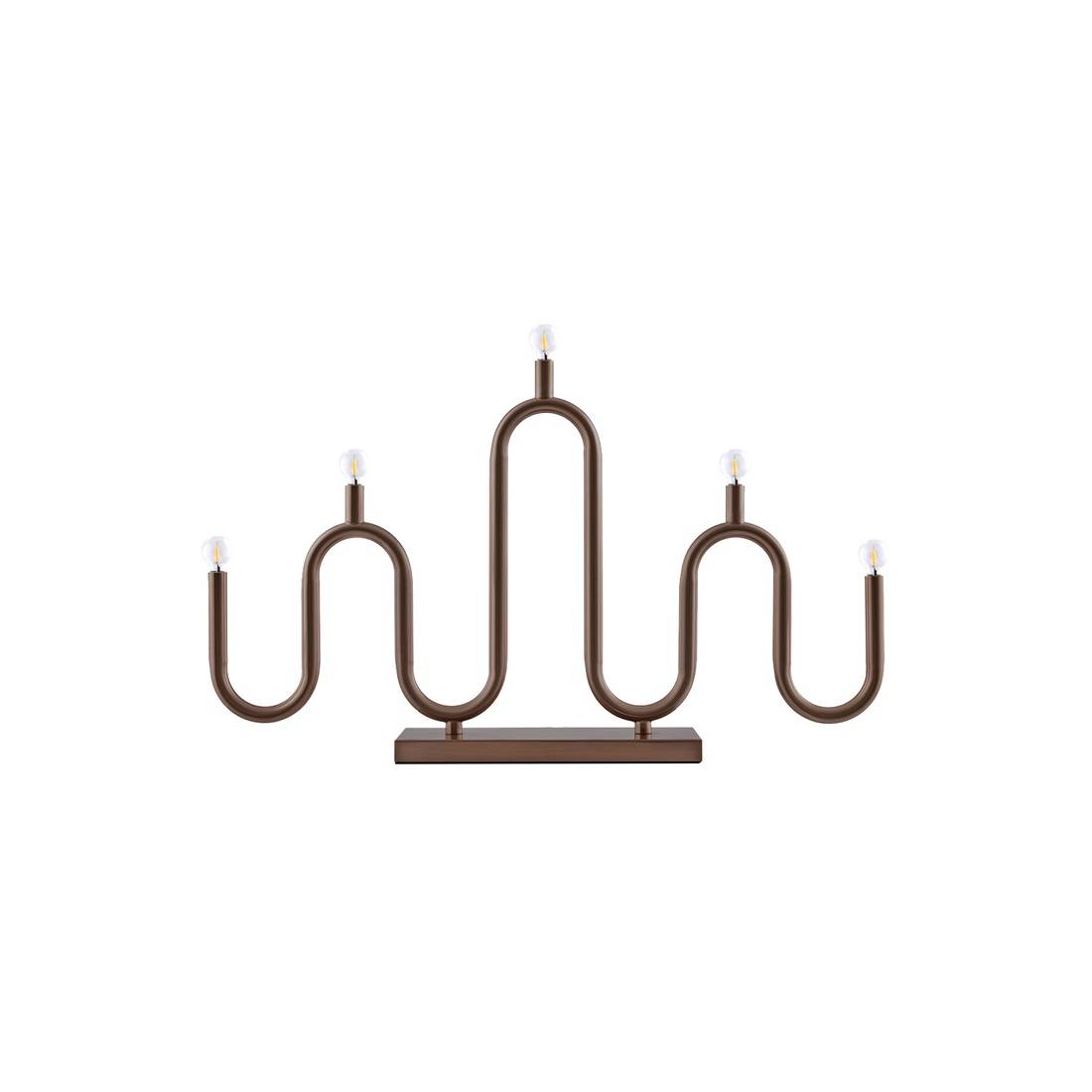Globen Lighting - Noel 5 - Adventsljusstake - Brons