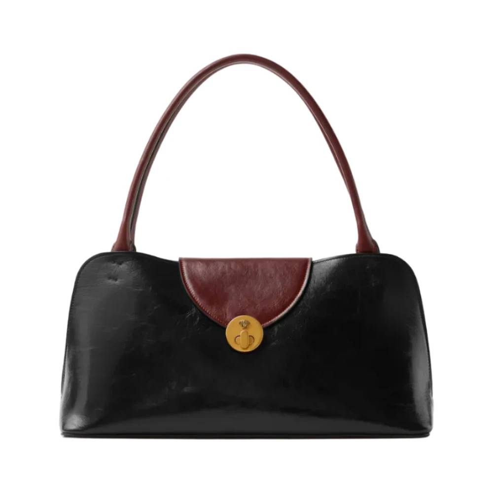 Versace Vivian Leather East/West Shoulder Bag - Tasker - Dame - Sort - ONE SIZE - Uld