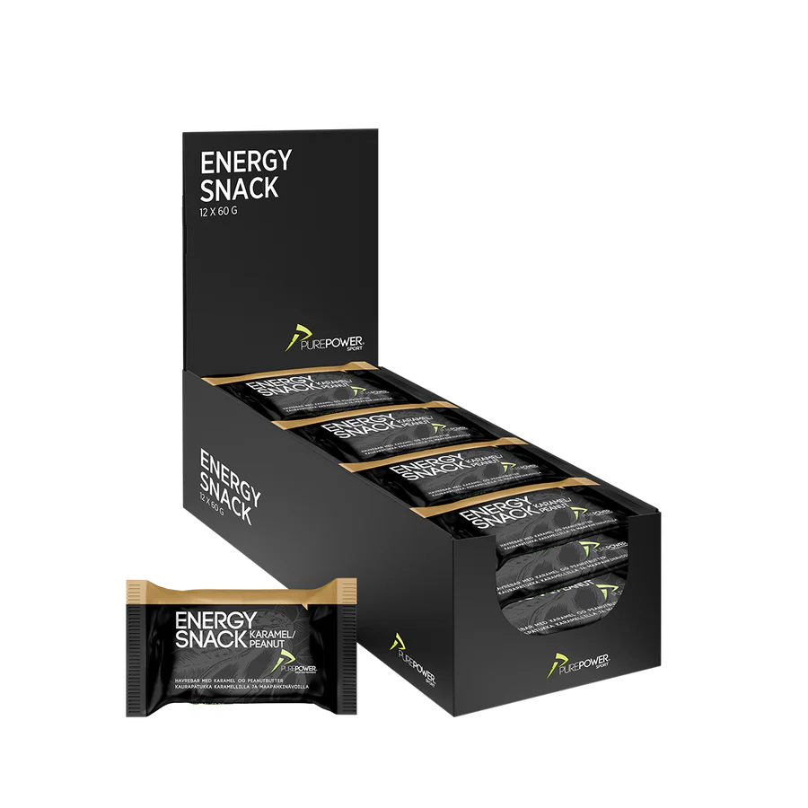 PurePower Energy Snack - Karamel & Peanut (12x 60g)