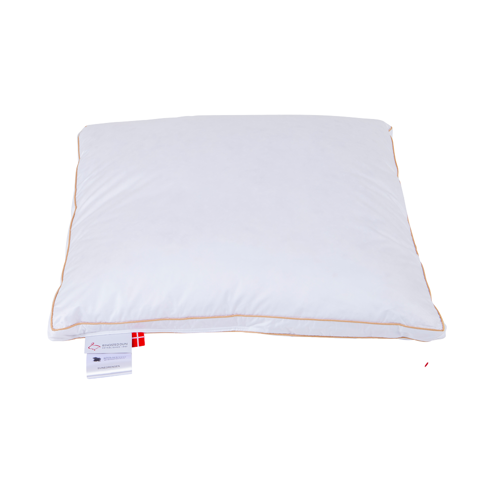 SVINEDRENGEN Pude moskusdun - 80x80 cm - Mellem.