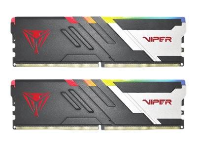Patriot Viper Venom RGB DDR5 series DDR5 SDRAM 32GB kit 6600MHz CL40 On-die ECC DIMM 288-PIN --> I externt lager, forväntat leveransdatum hos dig 19-08-2026