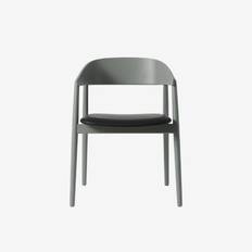 Andersen Furniture AC2 Stol Grå Bøg Sort Læder