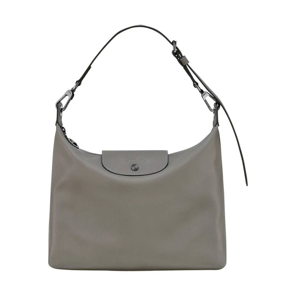 Longchamp Le Pliage Xtra Medium Skuldertaske - Tasker - Dame - Grå - ONE SIZE - Uld