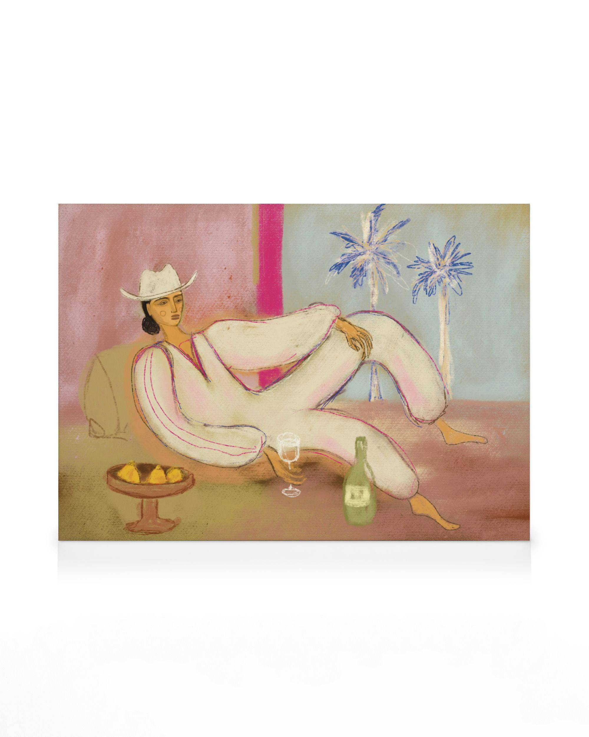 Canvastavlor Studio Vreeken - Relaxing Day No2 Canvastavla (70x100 cm)