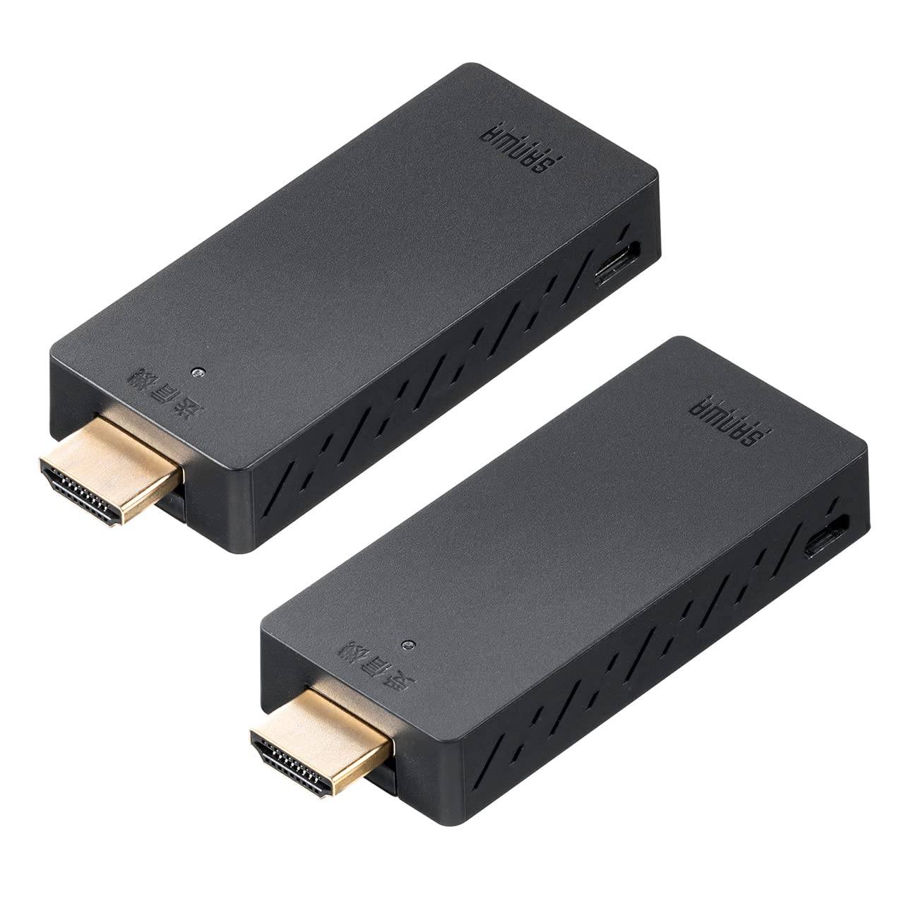 Sanwa Direct Wireless HDMI Extender Full HD Up to 15m Wireless HDCP Compatible No Driver Required HDMI Extension Cable Included Transmitter/Receiver