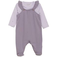 Fixoni Body l/æ m. Smækbukser - Purple Ash - Fixoni - 74 - Body L/Æ