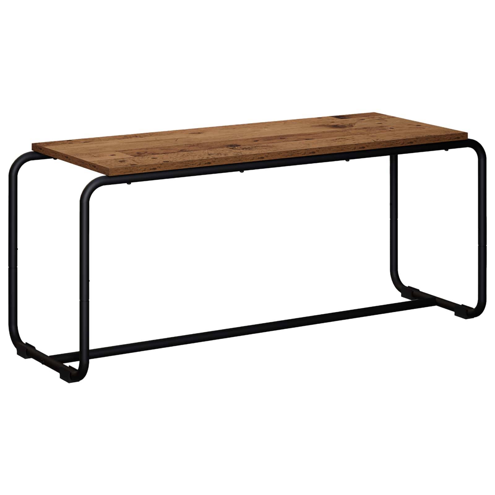 vidaXL TV-bänk 98 x 35.5 x 42 cm Ekträ Konstruerat trä